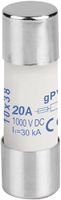 PV-Apparatesicherung Weidmüller, 20A gPV 1000VDC, Keramik, 10×38mm