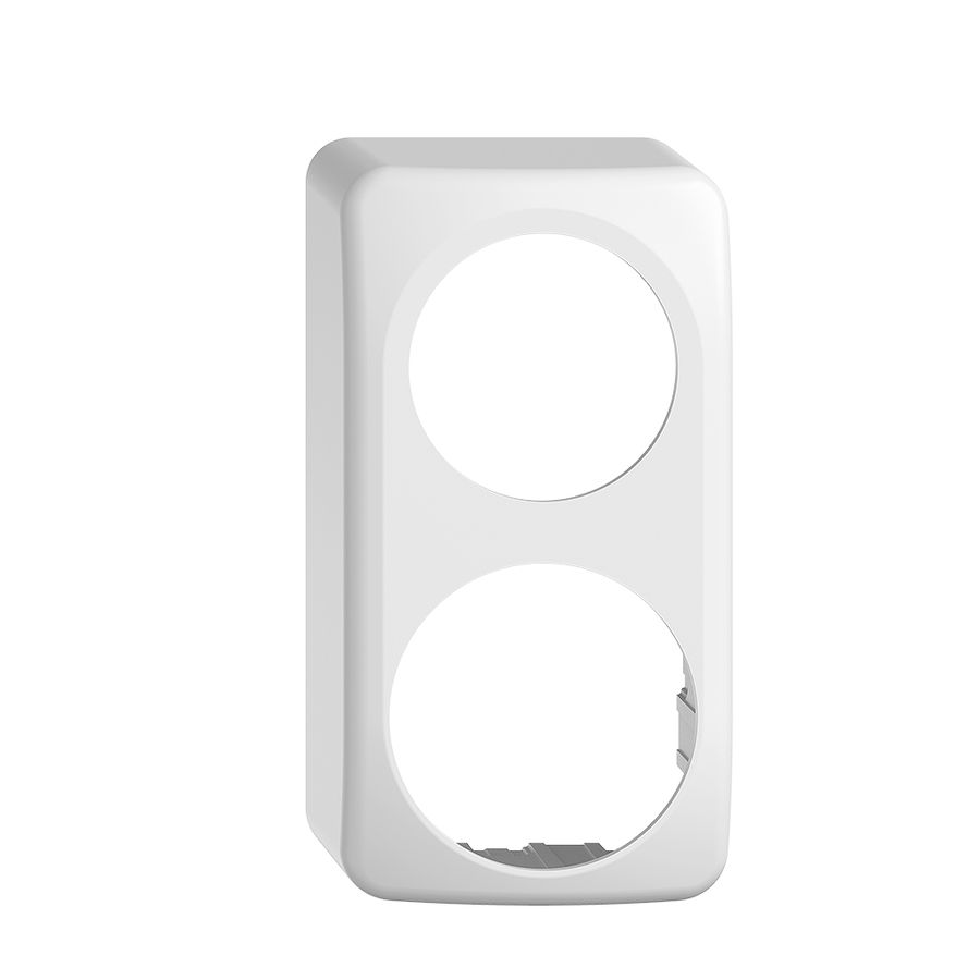 Capot AP STANDARDdue QX54 2×1 blanc 1×Ø50, 1×Ø58