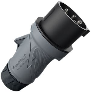 Fiche mobile CEE PowerTOPXtra R 16A IP54 5P 7h 500V Ø68×163mm noir