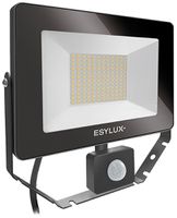 LED-Strahler ESYLUX AFL BASIC, 50W 4000K 5000lm 240×60×230mm IP65, schwarz