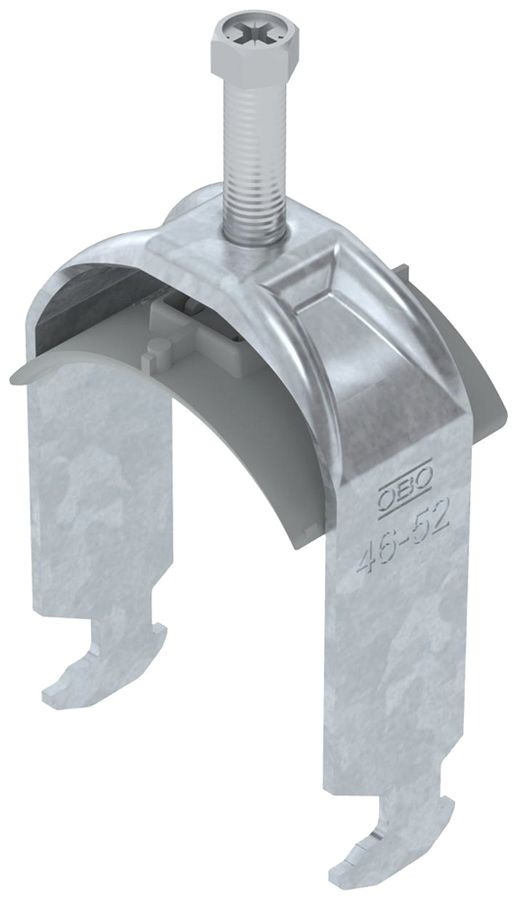 Fixation rapide BET 2056 pied à H mat.synthétique 46…52mm 1×câble acier Zn-ch-im