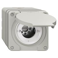 Interruttore rotativo NAP NEVO, 3/1L, senza cilindro, KS, 2-1-2-1, grigio chiaro