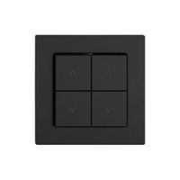 Storentaster EDIZIO.liv SNAPFIX® 10A 250V 4 Tasten 2 Kanäle sz