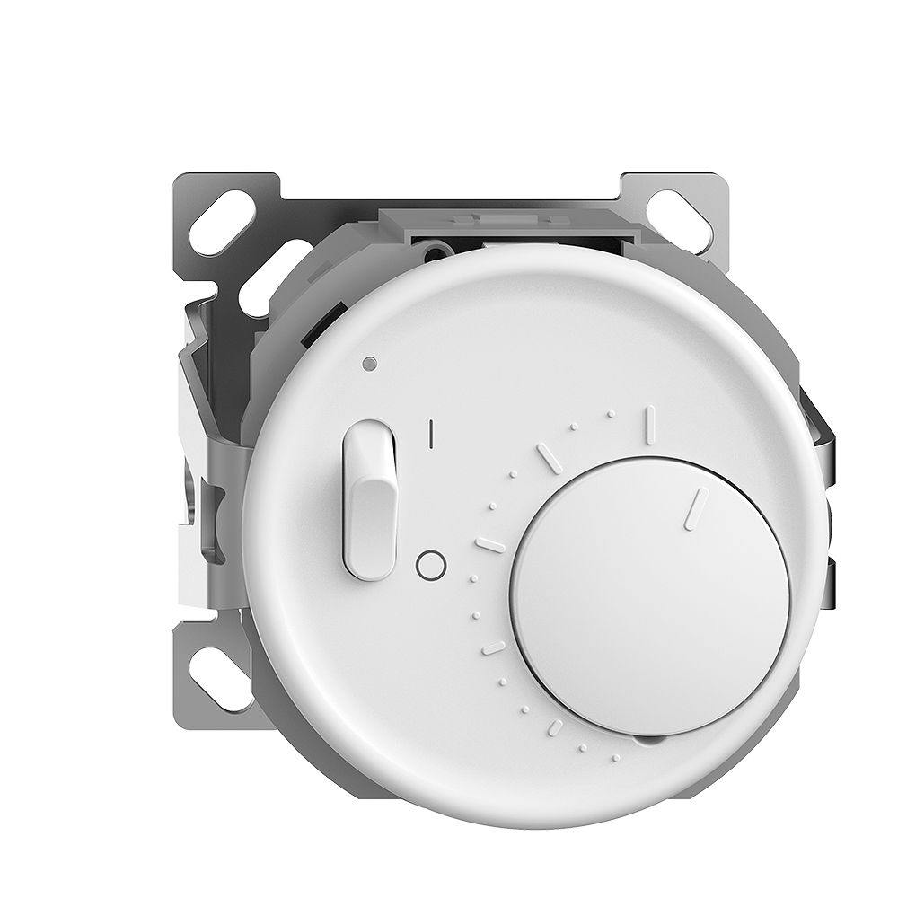 AP-Raumthermostat STANDARDdue weiss mit Schalter