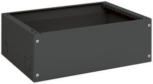 Zoccolo Hager univers 200×550×400mm per armadio FR nero RAL 9005