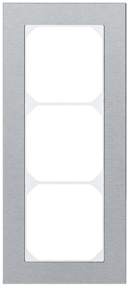 Abdeckrahmen KAL.art 3×1 214×94mmmm Edelstahl gebürstet