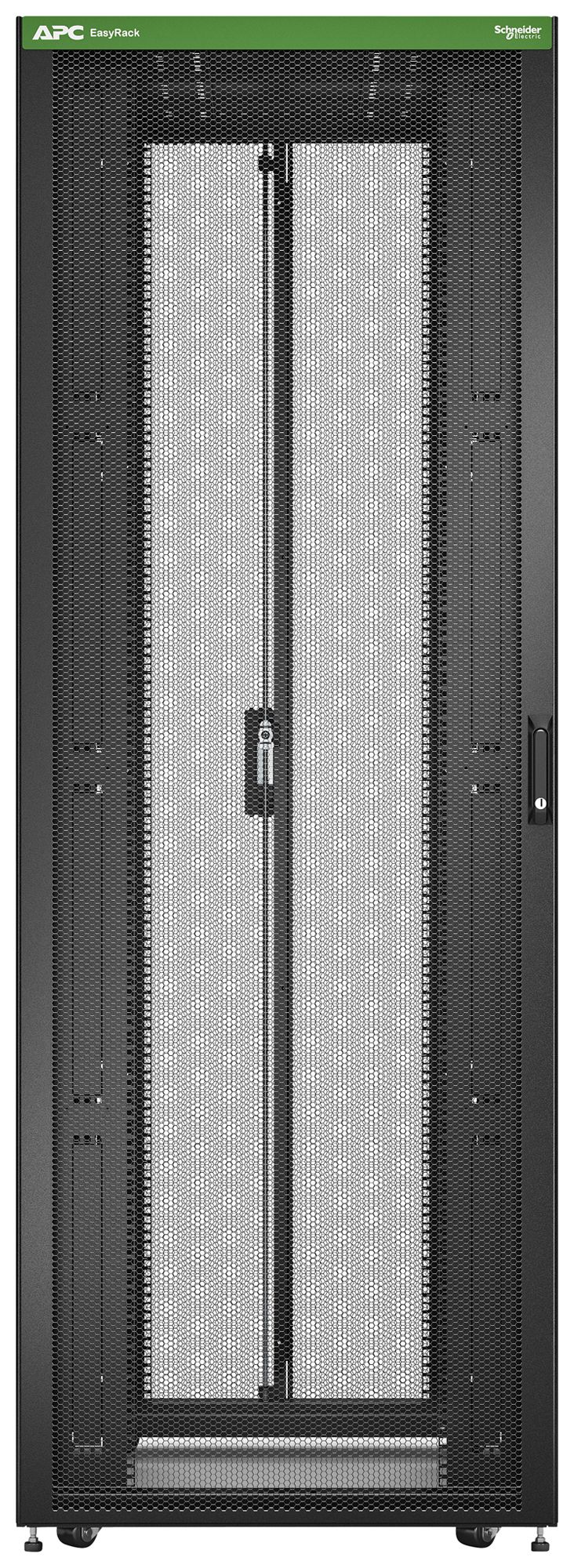 Netzwerkschrank Easy Rack 800mm/48HE/1000mm mit Boden schwarz
