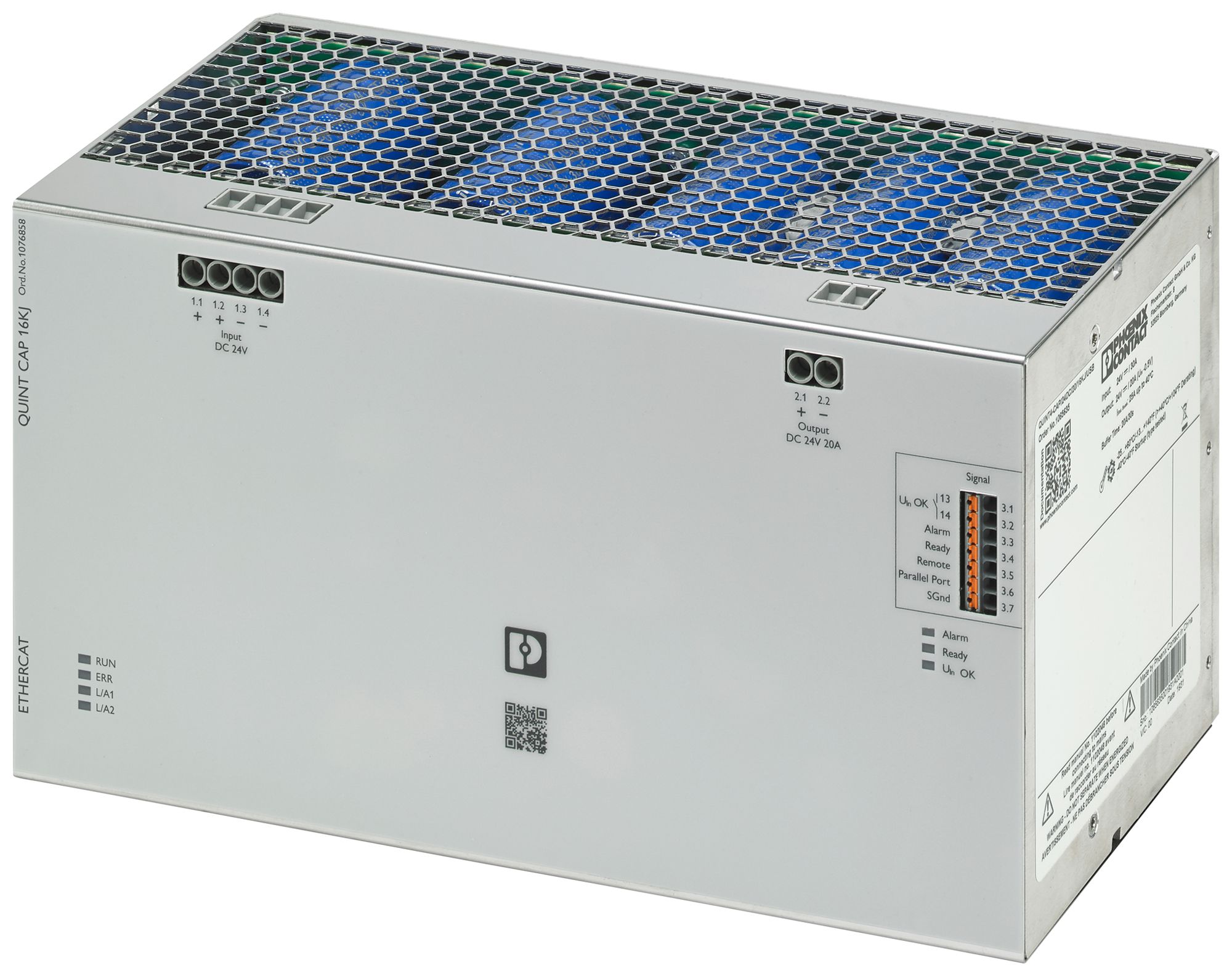 Modulo capacitivo PX QUINT4-CAP/24DC/20/16KJ/EC IN:24VDC OUT:24VDC/20A