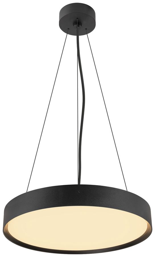 Kit de suspension à corde SLV DECONA acier 1500mm noir