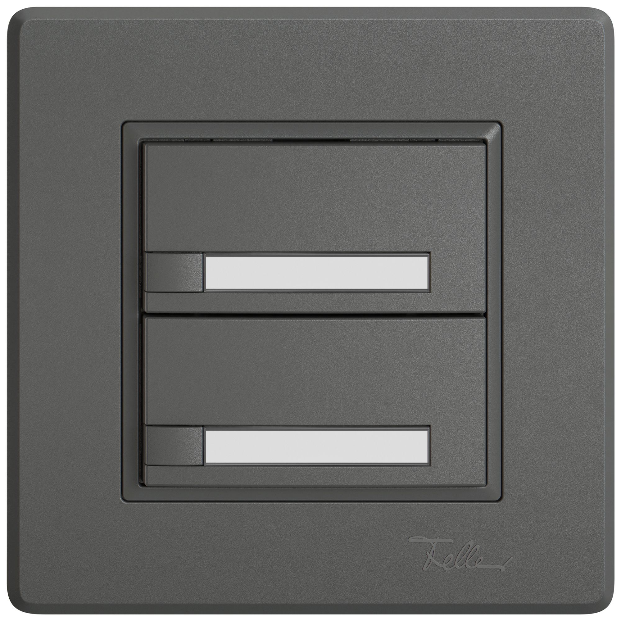 UP-Universaltaster EDIZIO.liv UNI SNAPFIX® o.LED 2× 1-Tbed.Pap.dgu