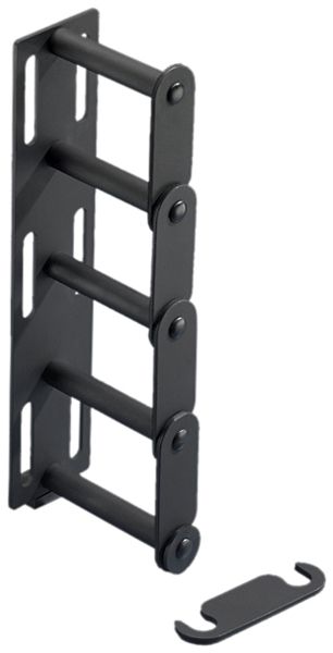 Kabelführungsbügel Rittal DK 7111.222 34×100mm Metall 4HE schwarz 4Stk