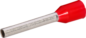 Aderendhülse Ferratec DIN isoliert 1mm²/12mm rot