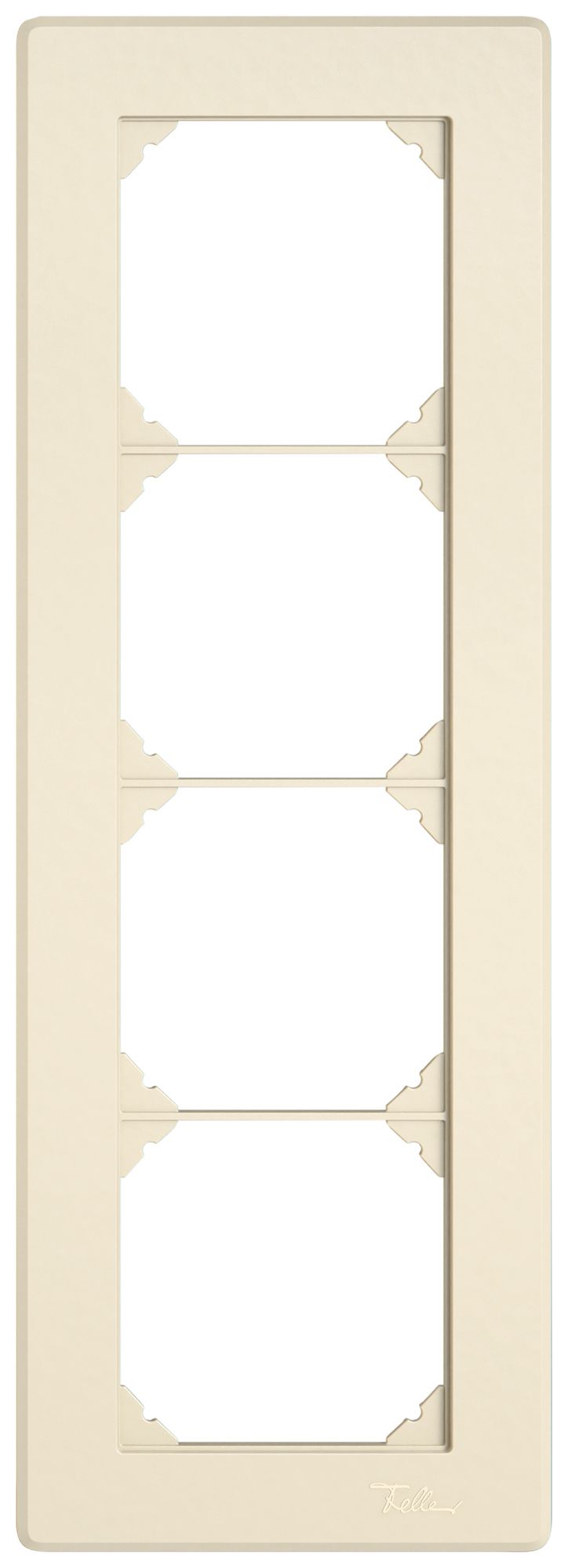 UP-Abdeckrahmen EDIZIO.liv SNAPFIX® 4×1/1×4 96×276mm cr