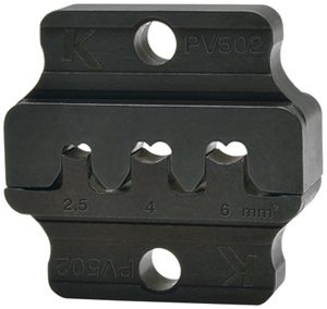 Matrice de sertissage Klauke PV502 2.5…6mm² compression par enroulement