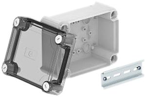 Boîte de dérivation Bettermann fermée 150×116×83mm avec couvercle transparent