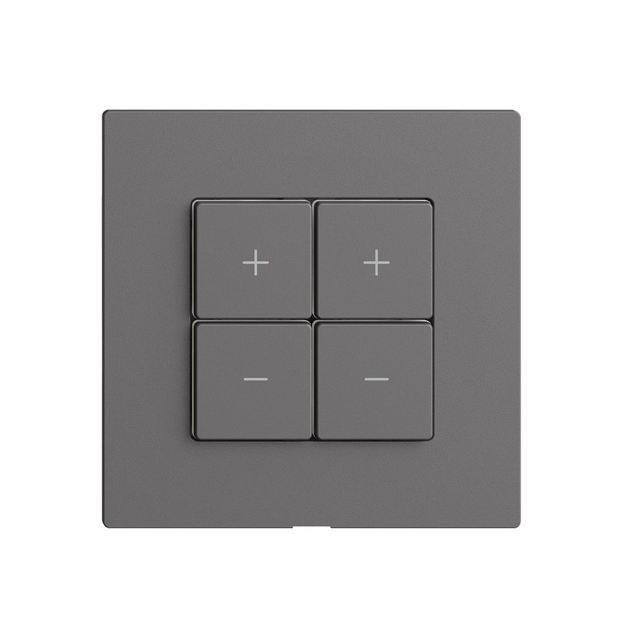 Nebenstelle 2K/4T zu Dimmer Edue Wiser dunkelgrau