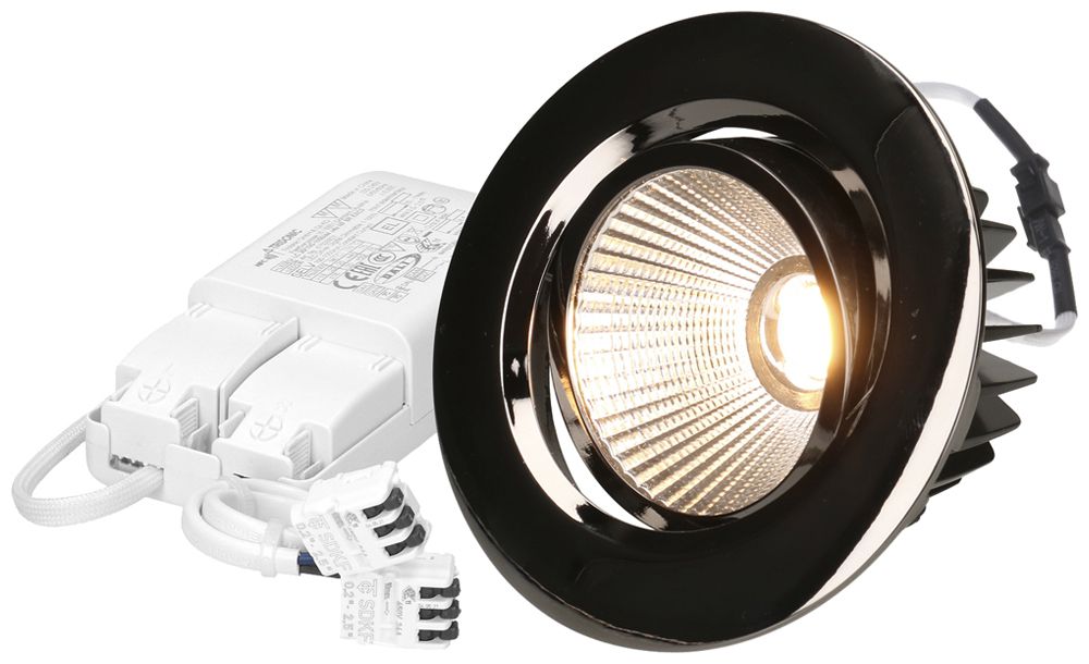 EB-LED-Spot MH AXO 10.5W 960lm 3000K IP44 MB DIM DALI Ø100mm anthrazit