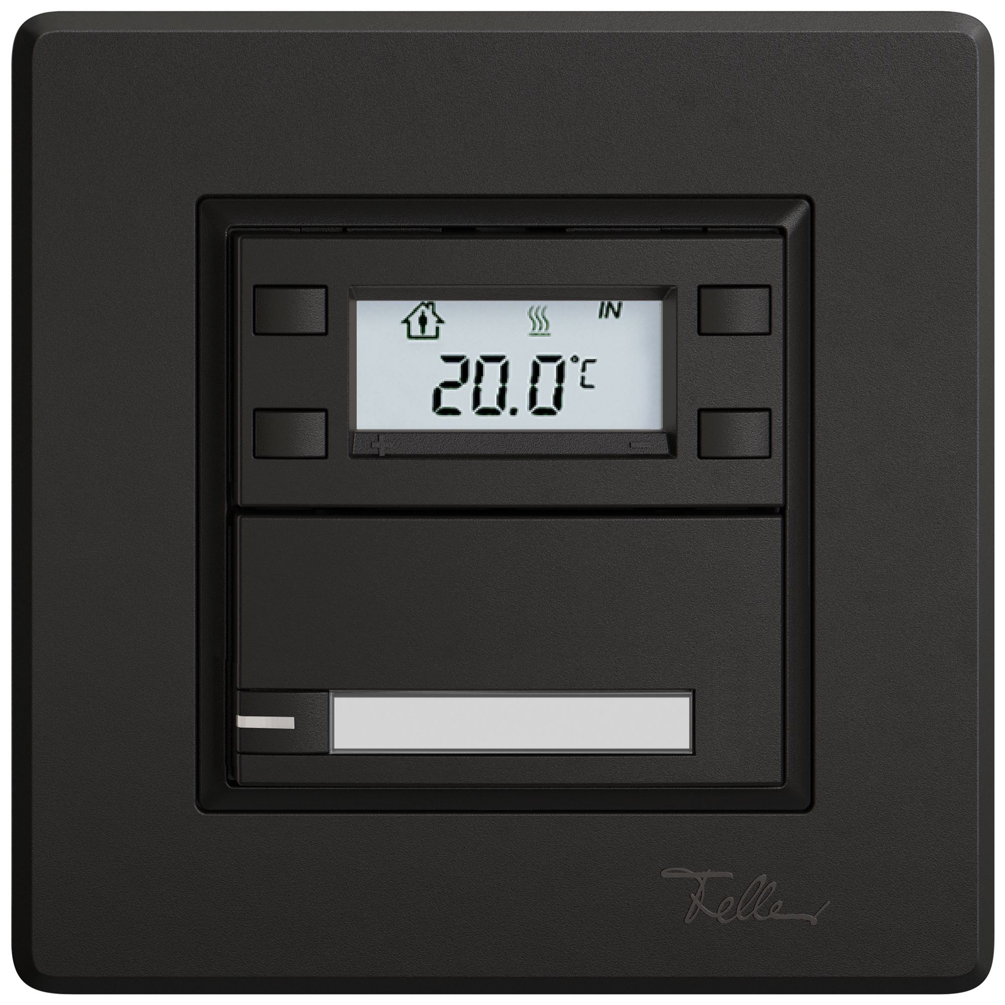 UP-RTH-Taster EDIZIO.liv SNAPFIX® m.RGB-LED Pap.1×Taste 1-Tbed.sz