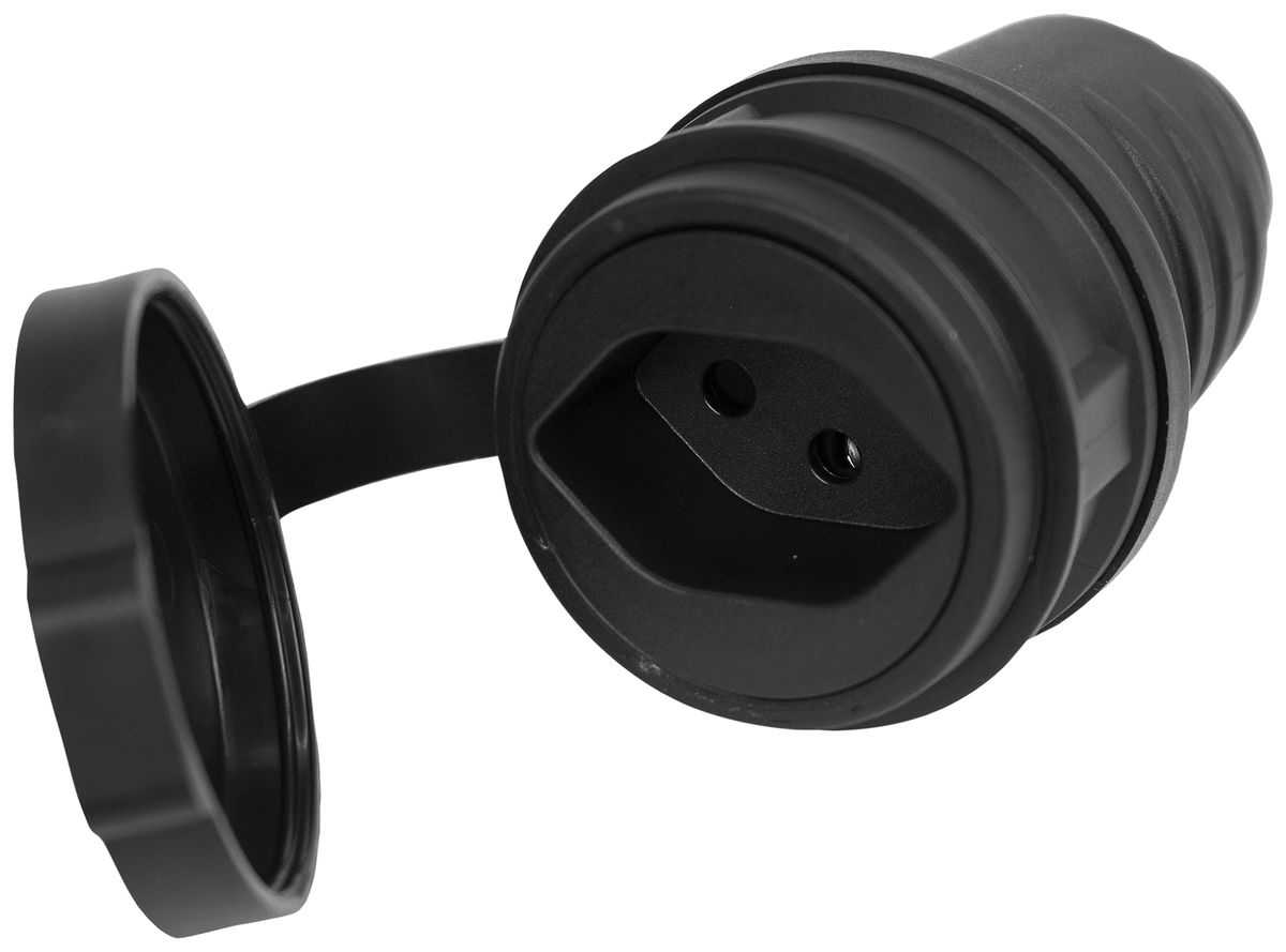 Gummikupplung Steffen STEKO T13 mit Verschlussdeckel IP20 schwarz