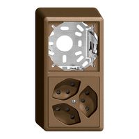 Combinazione AP vuoto+3×T13 EDIZIOdue coffee