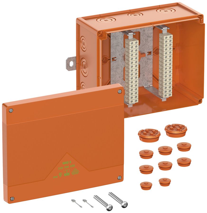 Scatola di derivazione AP Spelsberg WKE 6 32×1.5mm² E90 250×200×120mm IP66 ar