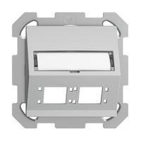 Kit montaggio INC EDIZIOdue FM uscita obliqua 2×R&M cat.6A/LC speciale, grc