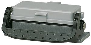 Scatola montagg.B10 h=28mm LVB con coperchio alluminio