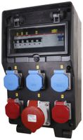 Stromverteiler Mennekes EverGUM 3×T23 2×T25 1×CEE32 1×FI/LS 40A IP44