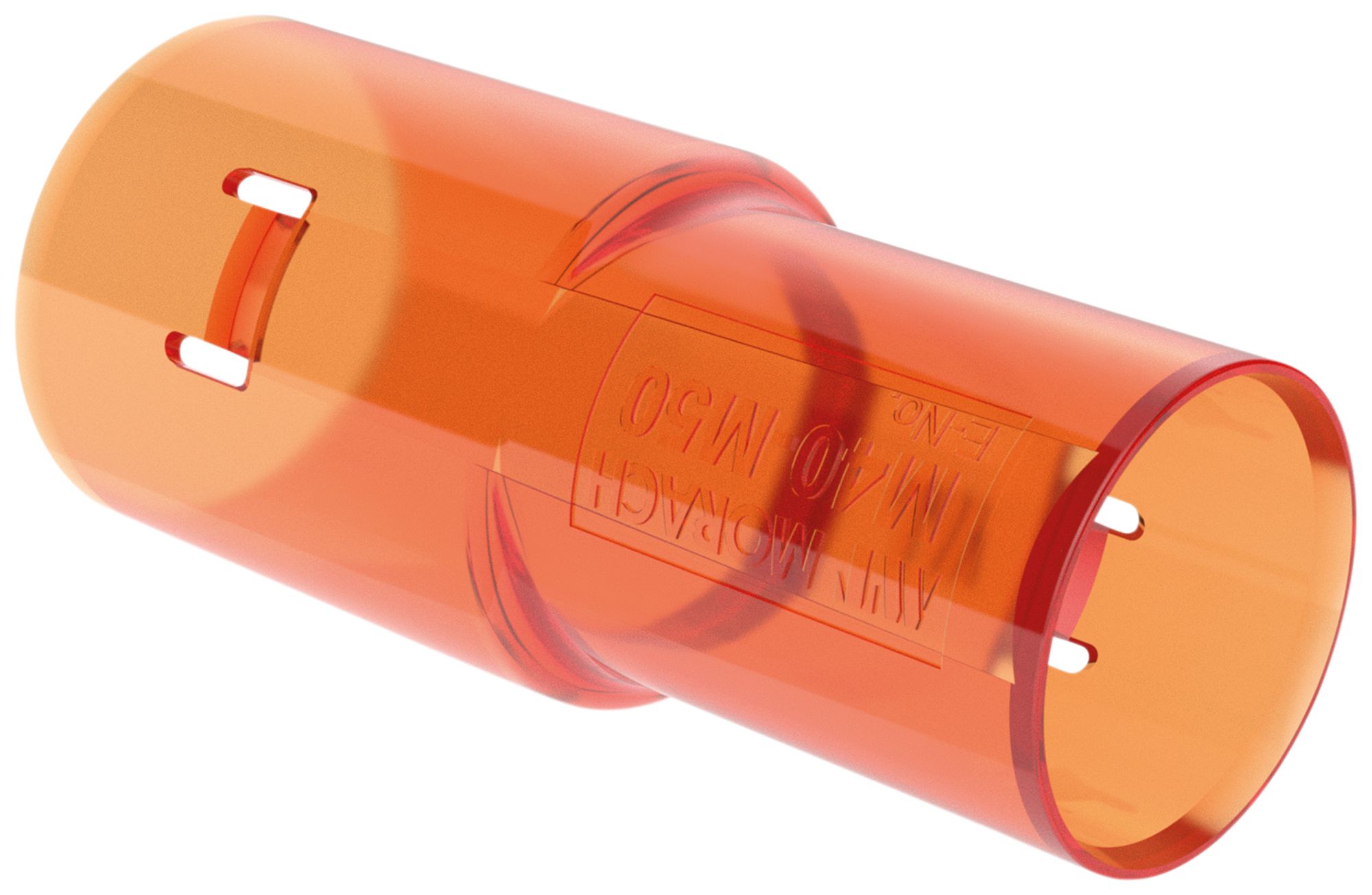 Verbindungsmuffe CRALLO Ø40/50mm transparent orange