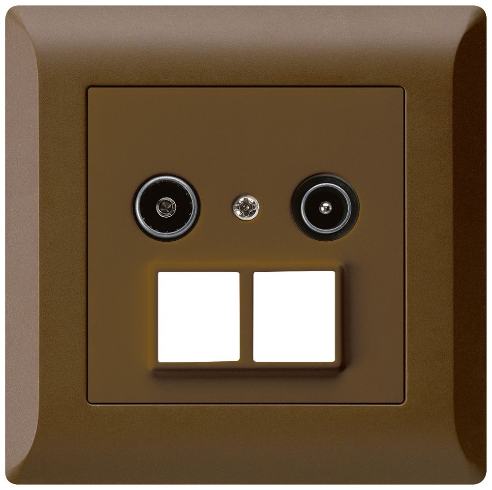 Prise d'antenne ENC R/TV HMS kallysto.line 14dB brun