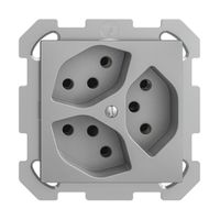 Prise ENC EDIZIOdue 3×T13 silver