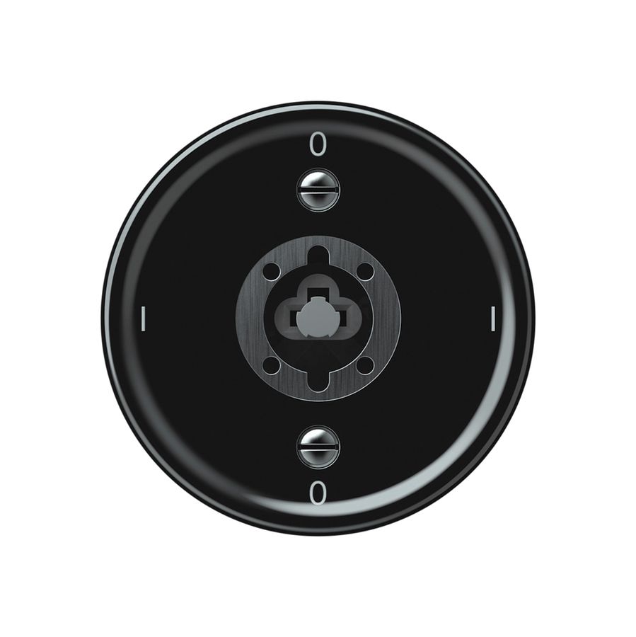 Interruttore a chiave origin interruttore 0/3L 16A 250V 0-I-0-I 60×60mm nero