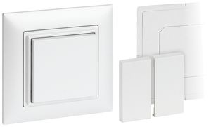 RF-Wandsender Omnio 4-Kanal weiss ohne Symbol, ohne Batterie