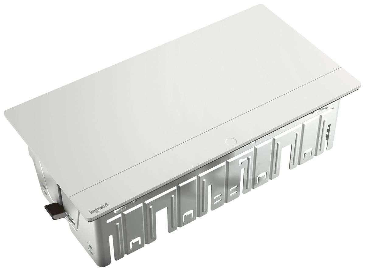 Tischsteckdose POP-UP für 8 Module Mosaic weiss