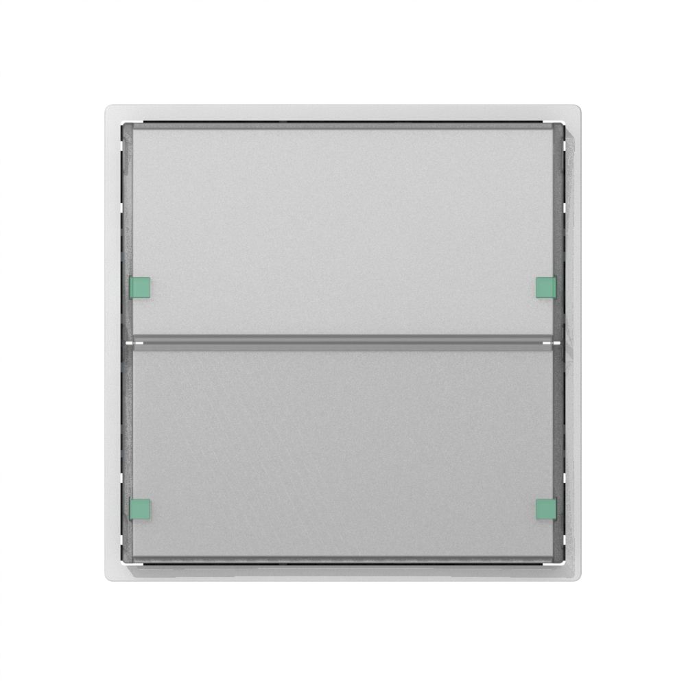 Senseur poussoir SIDUS KNX type E 2/4, blanc