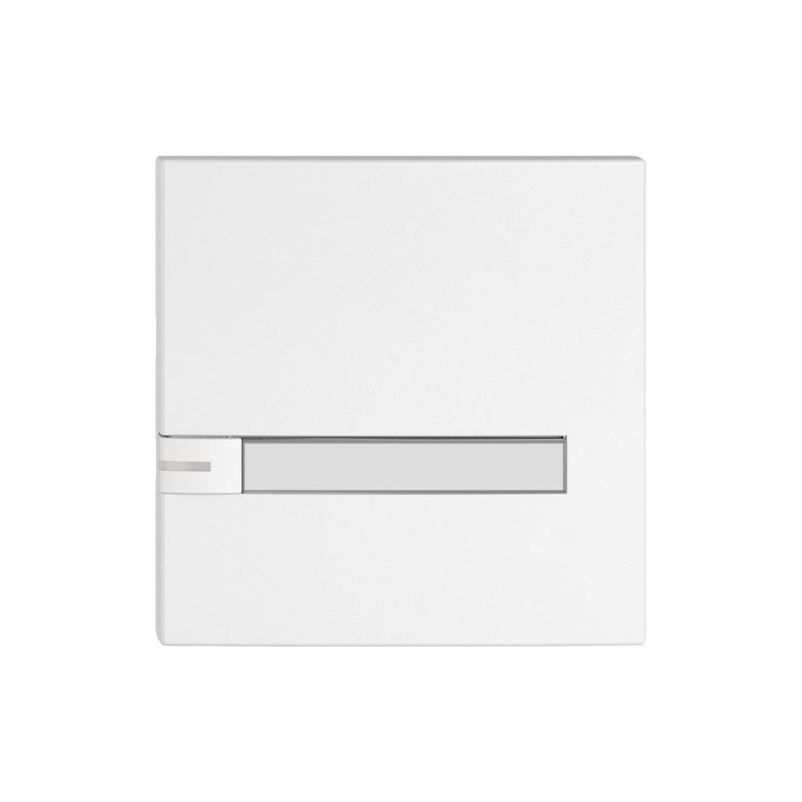 Poussoir 1/1 EDIZIO.liv SNAPFIX® p.KNX&UNI a.LED a.étiquette comm.1touch.bc