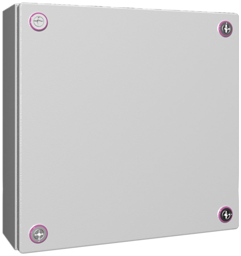 Petit boîtier Rittal KX Jonction, IP66, 300×300×120mm, tôle d'acier