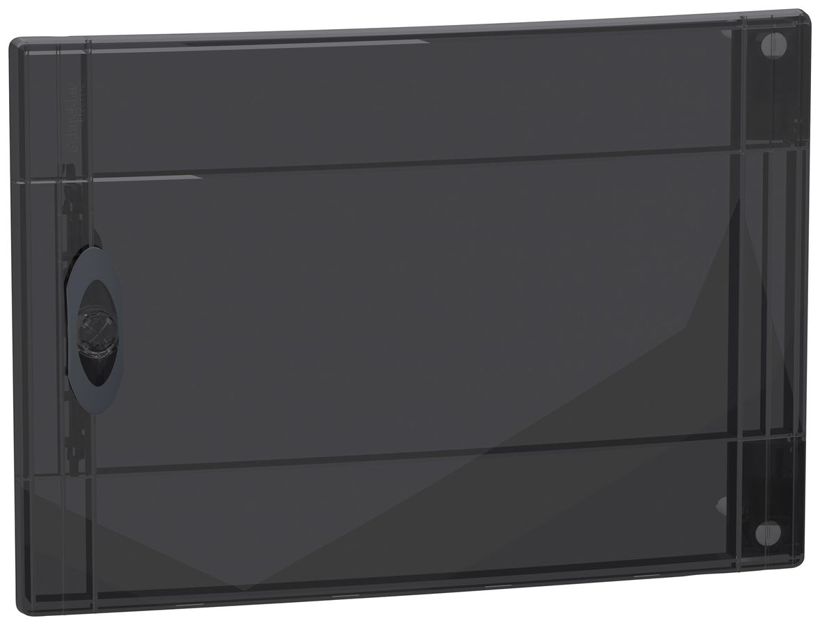 Tür SE PrismaSeT XS für 1×18TE Sichttür transparent grau 426×300×20mm