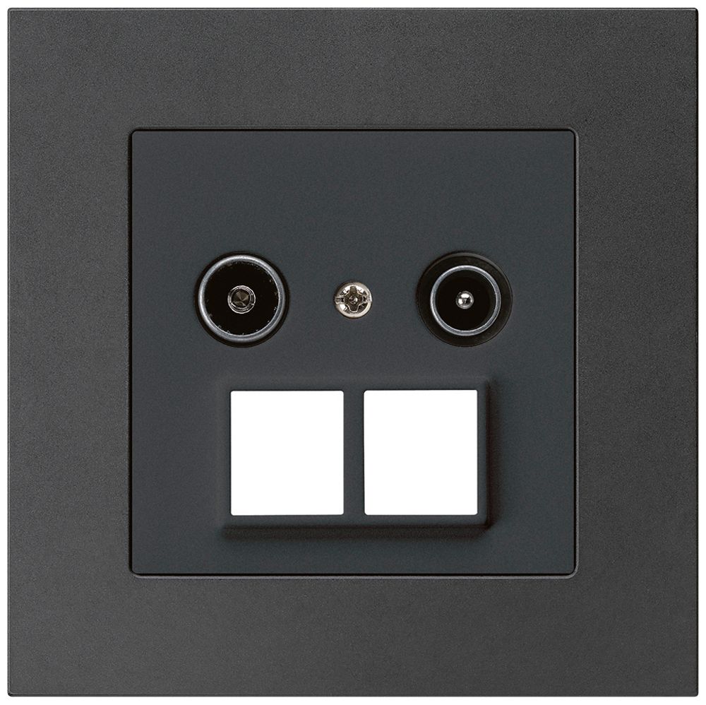 Prise d'antenne ENC R/TV HMS kallysto.pro 23dB noir