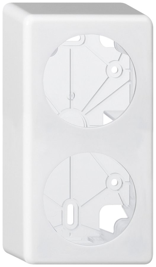 Kit de montage AP basico I-I blanc 2×Ø58mm