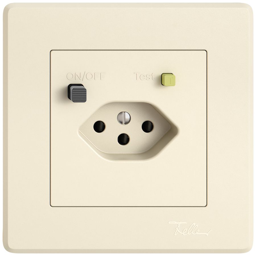 UP-Steckdose FI EDIZIO.liv  1×T13 cr