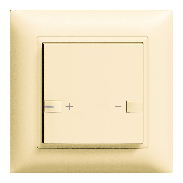 UP-Taster ZEP Universaldimmer 1K/1T mit LED EDIZIOdue vanille