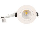 EB-LED-Spot MH maxLUCE DISC 7W 590lm 4000K IP44 DIM Ø80mm weiss 36°