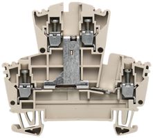 Mehrstock-Reihenklemme Weidmüller WDK V Schraubanschluss 2.5mm² 2 Etagen beige
