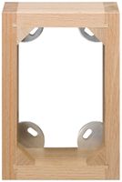 AP-Rahmen Hager FLF 2×2 Holz lackiert