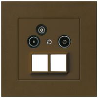 UP-Antennendose R/TV-Daten kallysto.pro HMS 2GHz 11db braun