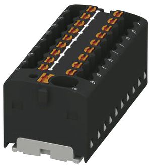 Verteilerblock PX PTFIX 4/18X1.5 BK