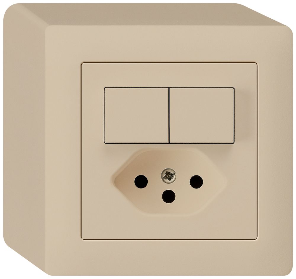 Combinazione AP 1/3+3/1P+T13 beige kallysto