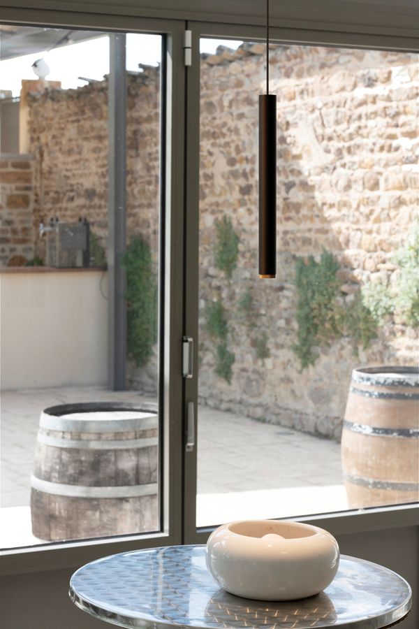 LED-Pendelleuchte SLV GRIP S 48V AD 9.8W 610lm 930 DALI Ø30mm schwarz