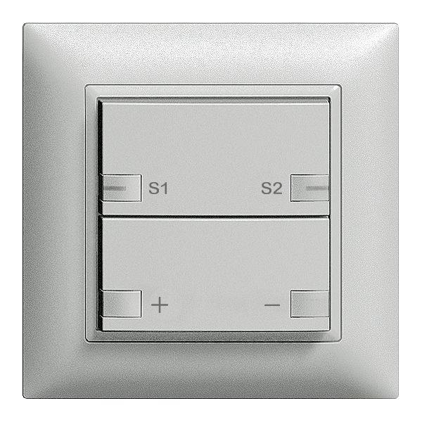 UP-Dimmer ZEP 1K/2T 1…10V Hauptstelle EDIZIOdue silver